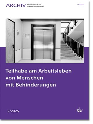 cover image of Teilhabe am Arbeitsleben von Menschen mit Behinderungens